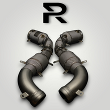 Laden Sie das Bild in den Galerie-Viewer, McLaren 540C / 570GT / 570S / 600LT Downpipe 200 Zellen Katalysator