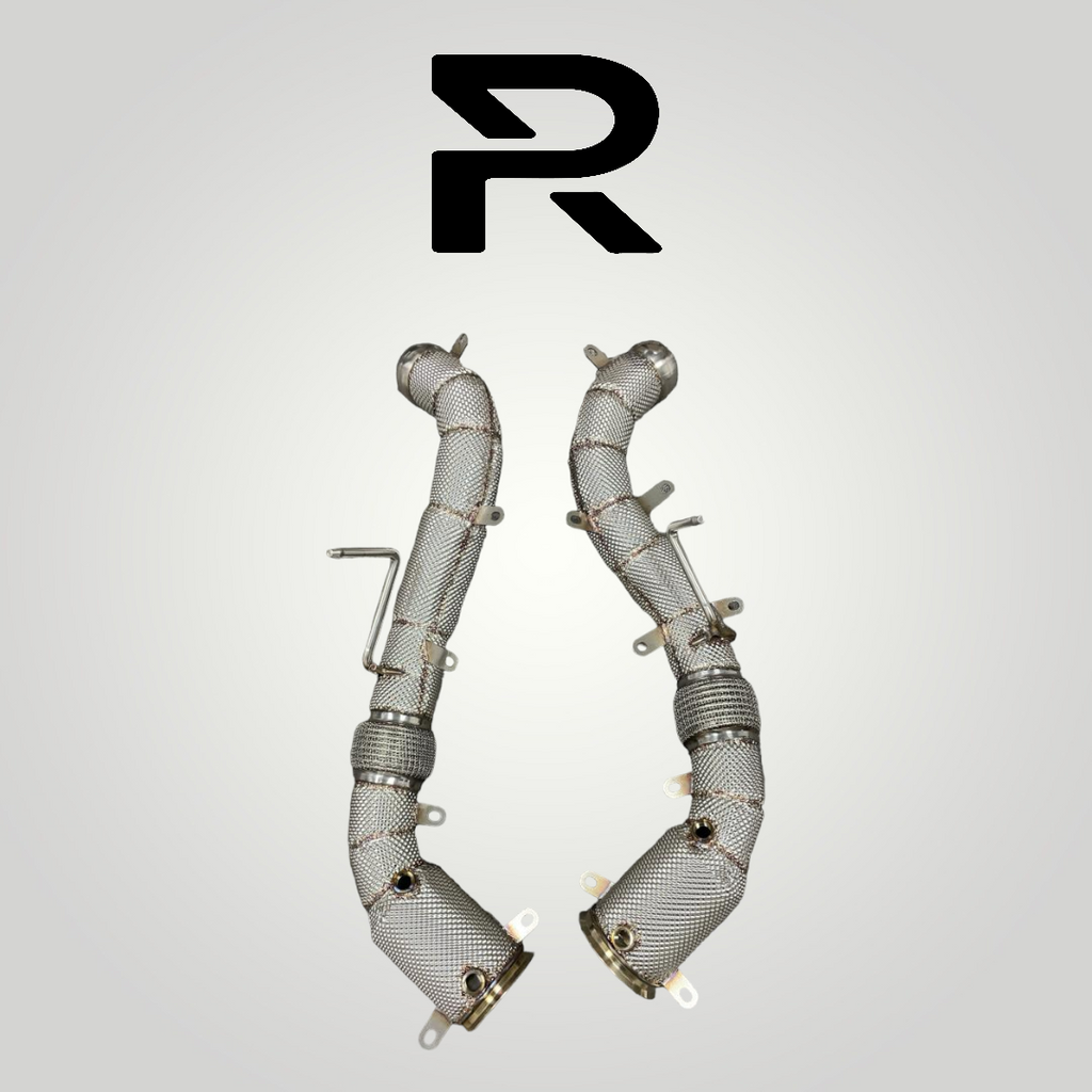 McLaren 650S / 675 LT / MP4 - 12C Downpipe 200 Zellen Katalysator