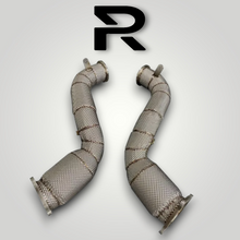 Laden Sie das Bild in den Galerie-Viewer, McLaren 720S / 765 LT Downpipe 200 Zellen Katalysator