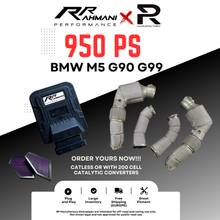 Laden Sie das Bild in den Galerie-Viewer, 950 PS Performance-Kit für BMW M5 G90 G99 Touring Stage 2 Leistung Downpipes