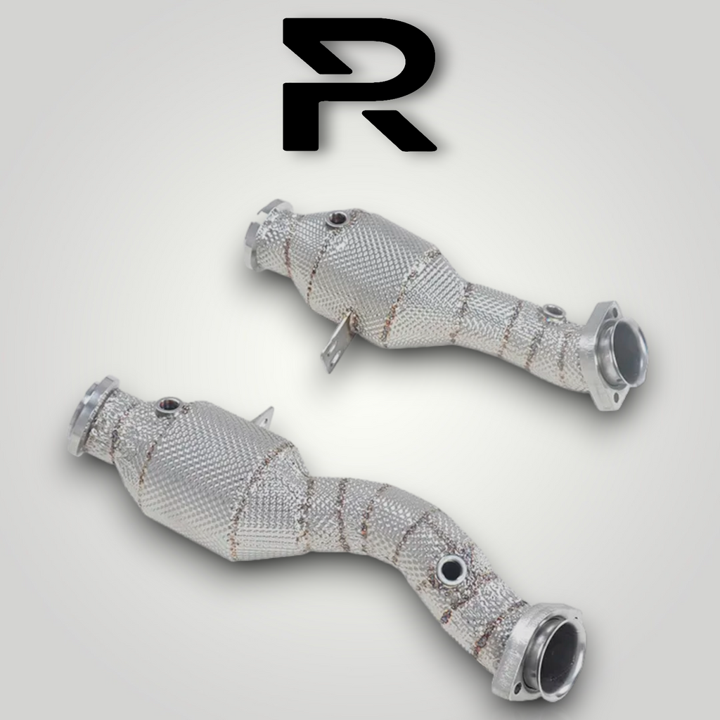 Mercedes C43 C400 C450 E43 E400 AMG W205 2016- Downpipe 200 Zellen Katalysator RP