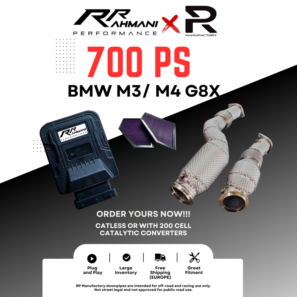 700 PS Performance-Kit für BMW M3 / M4 G80 G81 G82 Stage 2 Leistung Downpipes