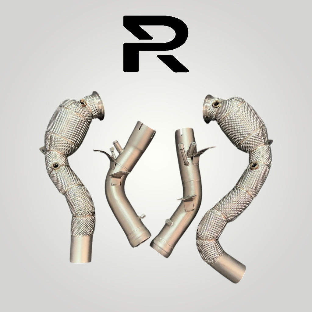 Mercedes AMG E63 / E63S W213 AMG GT 63 S 4-Door X290 Downpipe 200 Zellen Katalysator