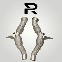 Laden Sie das Bild in den Galerie-Viewer, Ferrari F8 Tributo/ Spider Downpipe 200 Zellen Katalysator RP