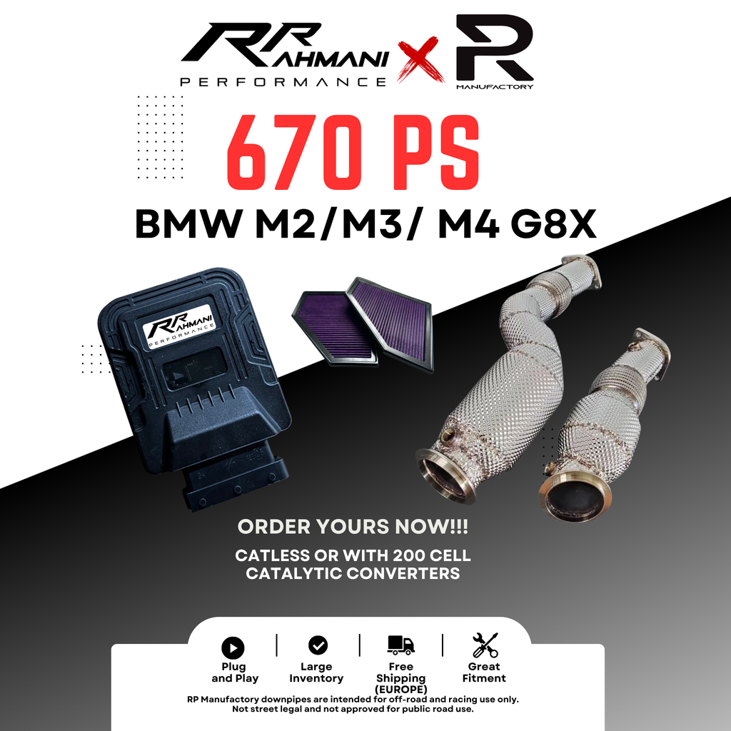 670 PS Performance-Kit für BMW M2 G87 M3 / M4 G80 G87 G82 Stage 2 Leistung Downpipes