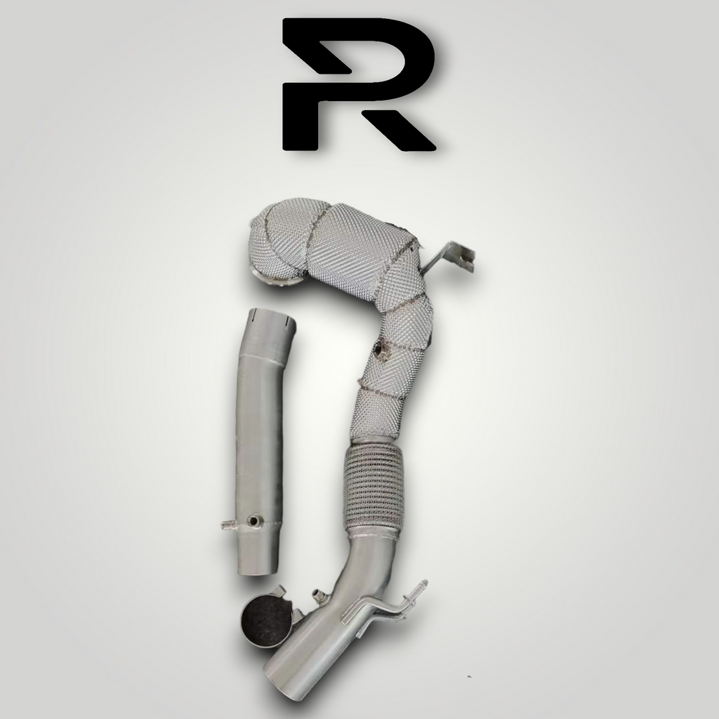 VW Golf 8 MK8 GTI / Clubsport Downpipe 200 Zellen Katalysator RP