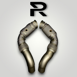 BMW M5 / M6 F01 F10 / F12 / F13 Downpipe 200 Zellen Kat RP