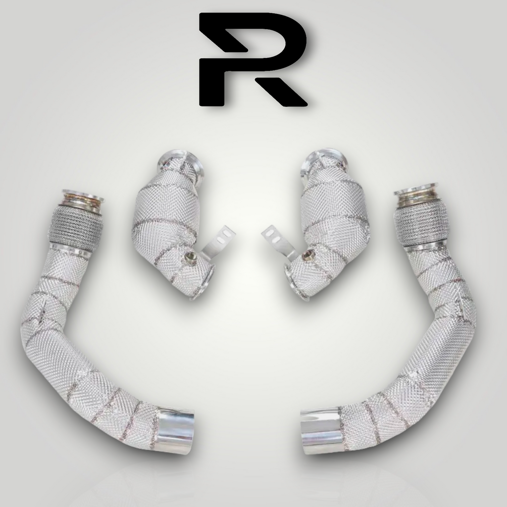 BMW F90 M5 F91 / F92 / F93 M8 Downpipe S63M -10/2020 200 Zellen Katalysator