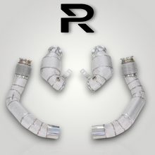 Laden Sie das Bild in den Galerie-Viewer, BMW F90 M5 F91 / F92 / F93 M8 Downpipe S63M -10/2020 200 Zellen Katalysator
