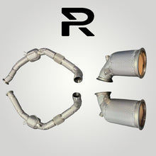 Load image into Gallery viewer, Porsche 971 Panamera Turbo 4.0T Catless OPF Delete Downpipe RP