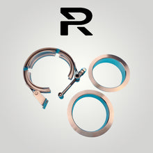 Laden Sie das Bild in den Galerie-Viewer, V-Band Schelle Edelstahl mit Schnellverschluss 88,9 mm 3,5 Zoll