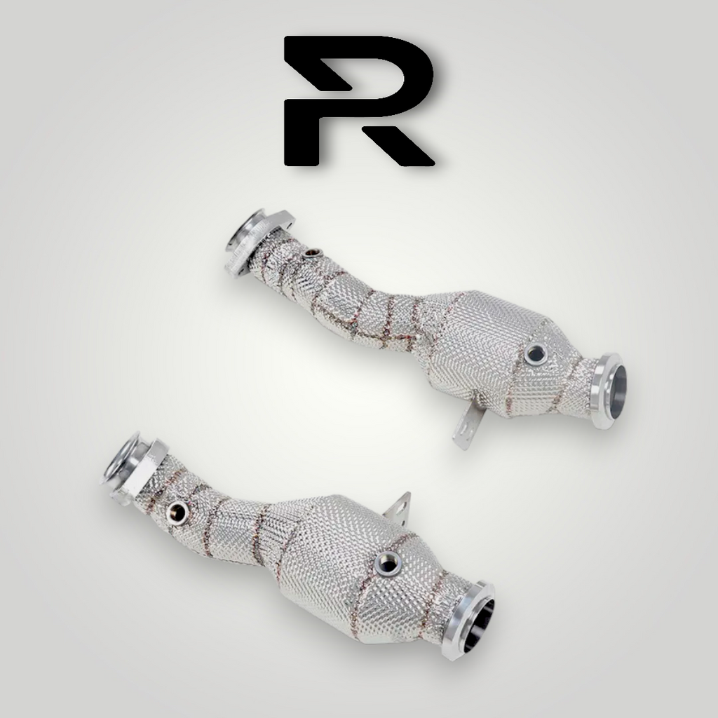 Mercedes C43 C400 C450 E43 E400 AMG W205 2016- Downpipe 200 Zellen Katalysator RP