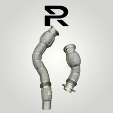 Laden Sie das Bild in den Galerie-Viewer, BMW M2C/ M3/M4 F80/ F82 S55 3.0T Downpipe 200 Zellen Katalysator